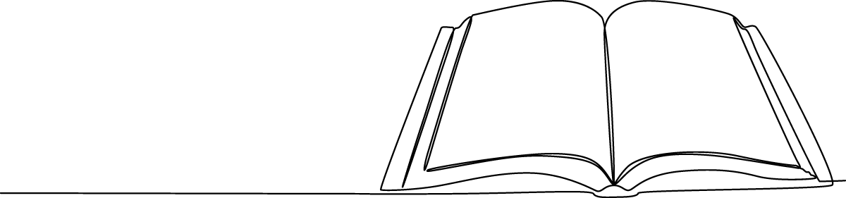 Book doodle illustration